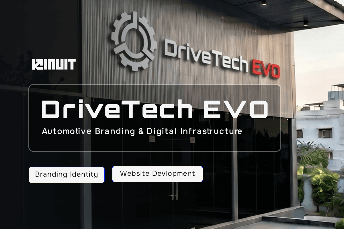 DriveTech EVO — Automotive Branding & Digital Infrastructure Case Study